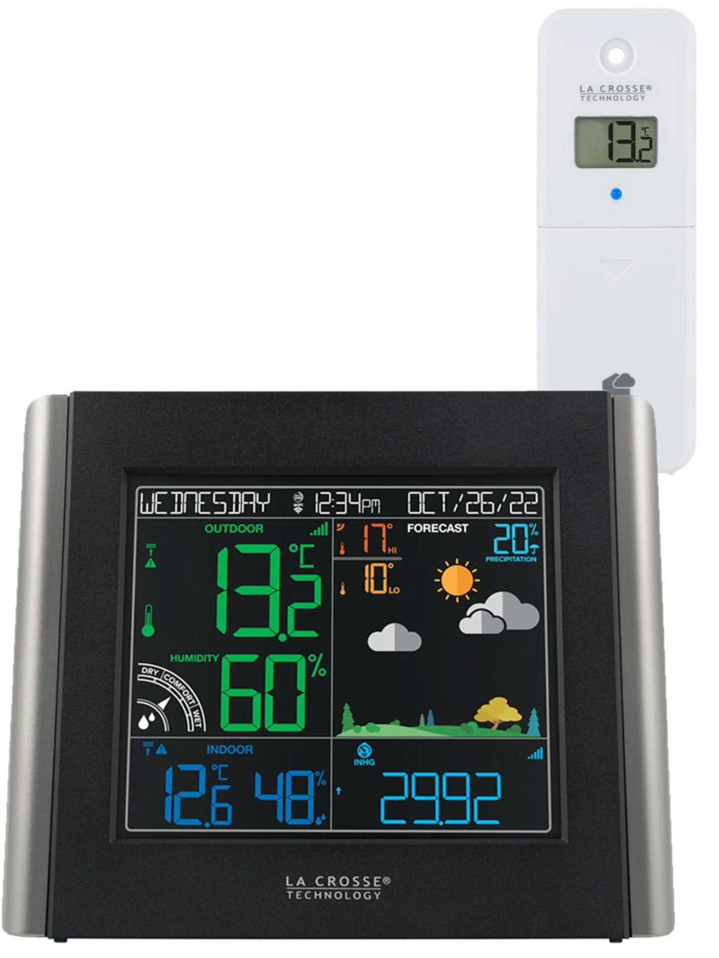 V11-TH La Crosse WIFI Colour Weather Station