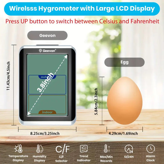 Geevon WS8668 Wireless Thermometer