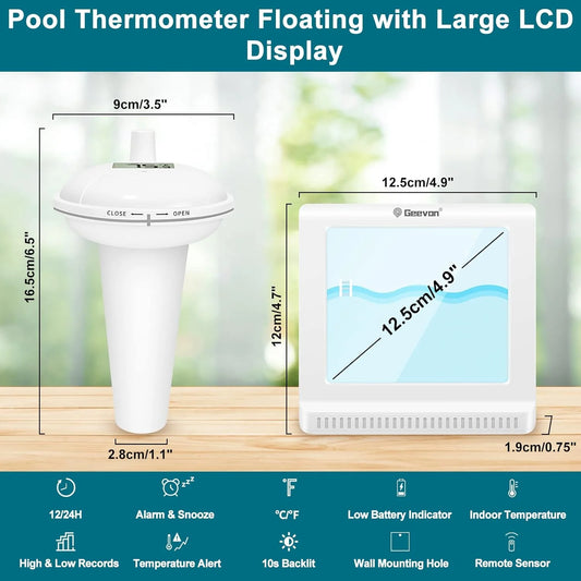 Geevon WS6137 Pool Thermometer