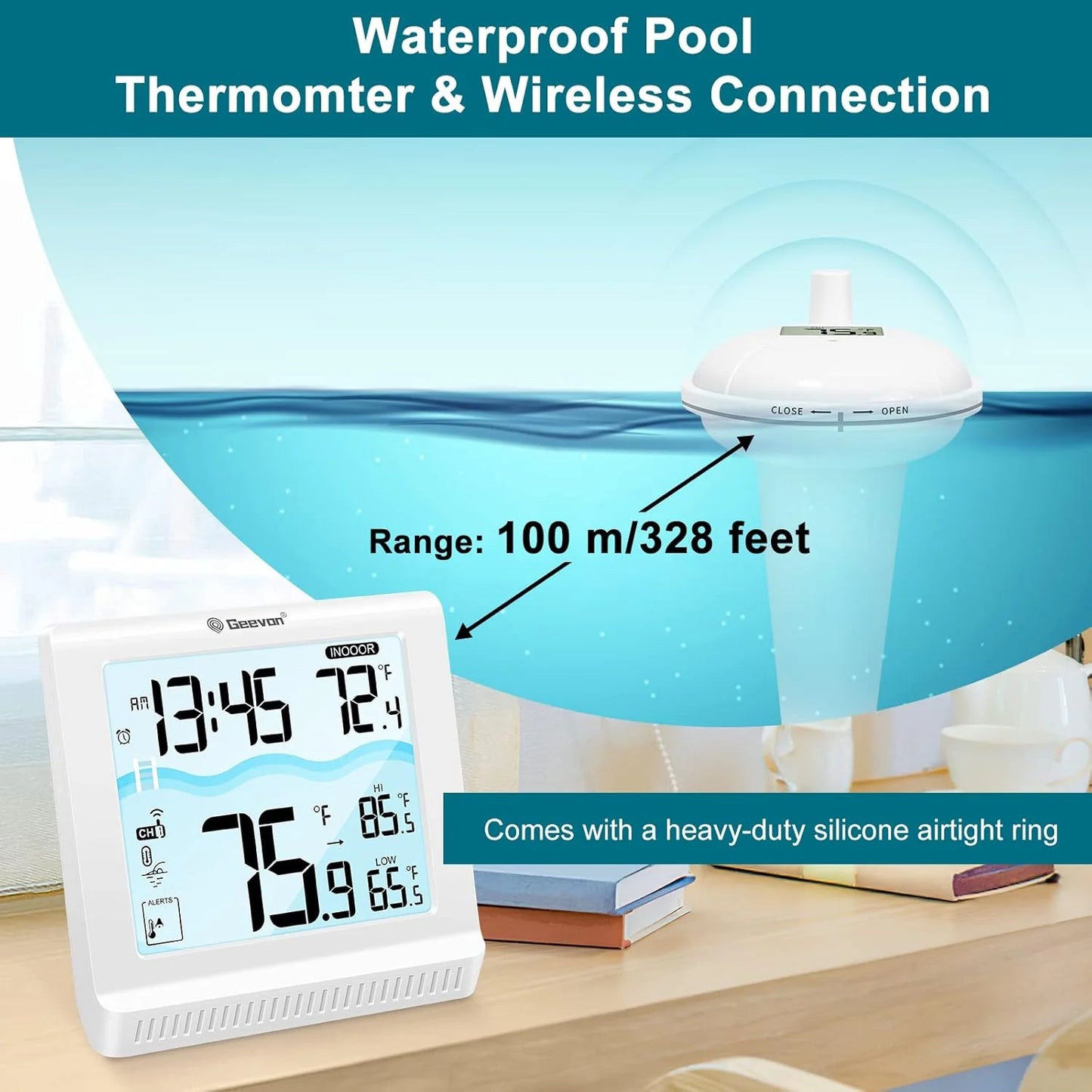 Geevon WS6137 Pool Thermometer