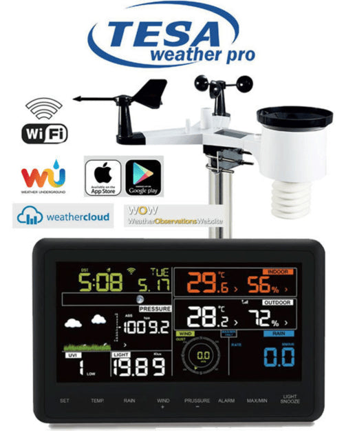 WS2980C-PRO TESA Professional WIFI Colour Weather Station