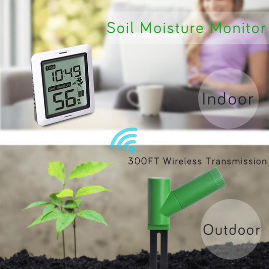 WH0291 ECOWITT Soil Moisture Display Station with WH51 Sensor